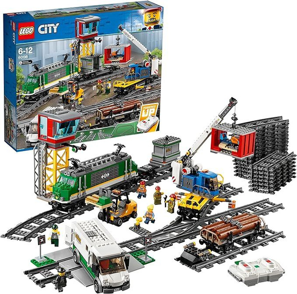 Конструктор LEGO City Trains Товарный поезд 60198 - купить с доставкой ...