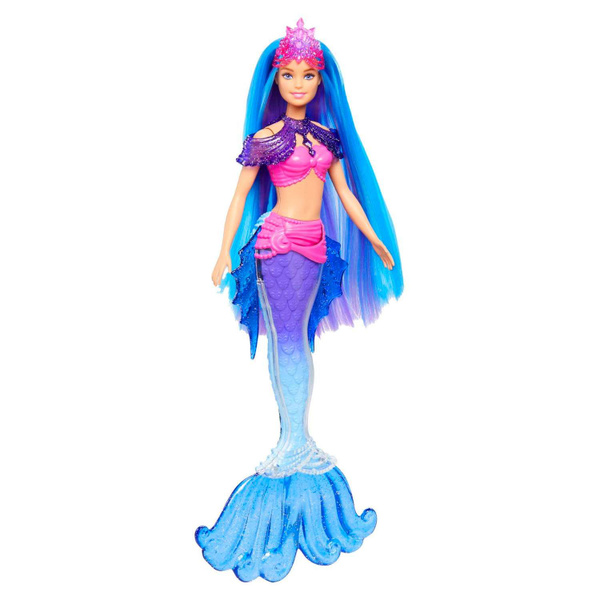 Кукла Barbie Малибу Русалка с голубыми волосами HHG52 - купить с ...
