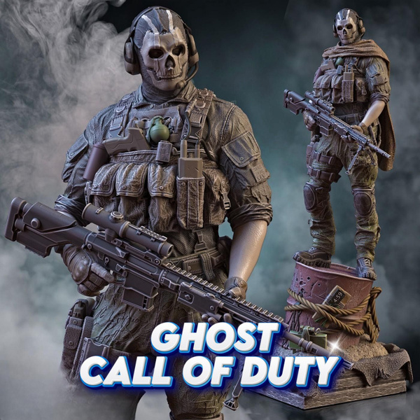 Фигурка Гоуст GHOST из Call Of Duty 15 сантиметров купить на OZON по ...