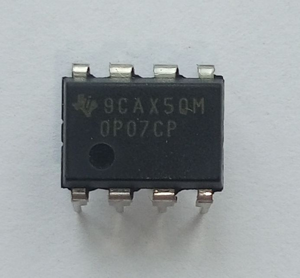 Прецизионный одноканальный операционный усилитель OP07CP - купить с ...