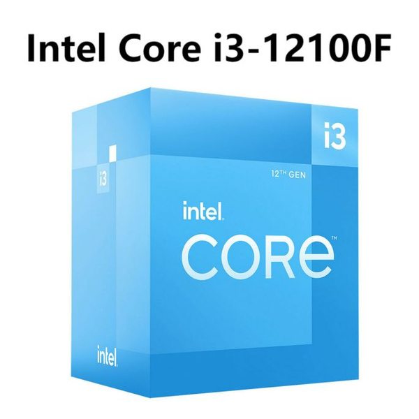 Процессор Intel Core i3 12-го поколения, BOX (с кулером), 4 яд., 3.3 ...