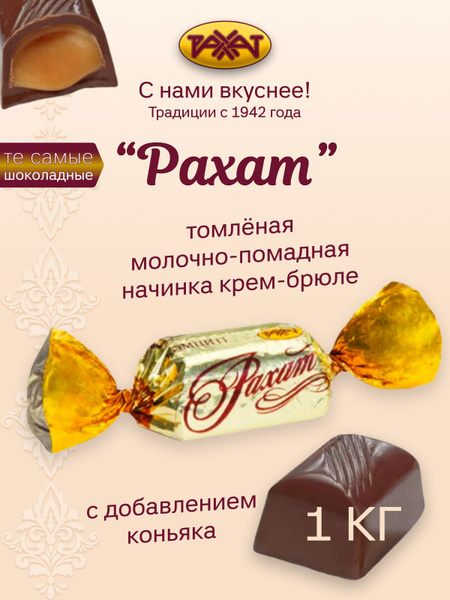 Конфеты "Рахат"Казахстан - купить с доставкой по выгодным ценам в ...