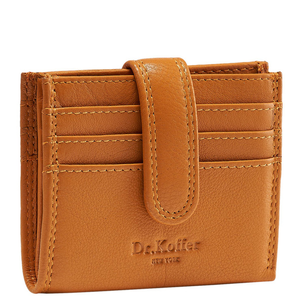 Желтая женская кредитница из натуральной кожи Dr.Koffer купить на OZON ...