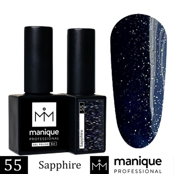 Manique гель лак для ногтей для маникюра и педикюра gemstones Sapphire ...