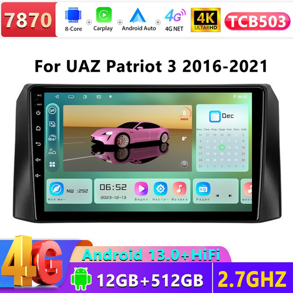 Автомагнитола 2 дин Андроид для УАЗ Патриот/UAZ Patriot 3 2016 - 2021 ...