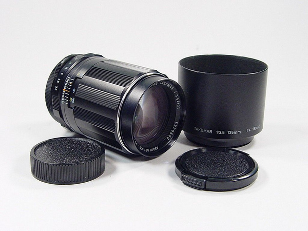 Объектив Asahi Компактный телевик портретник Super Multi-Coated Takumar ...