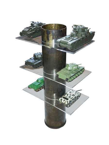 Подставка для моделей советских бронемашин 30-40х с пушкой 76 мм КТ-28 ...