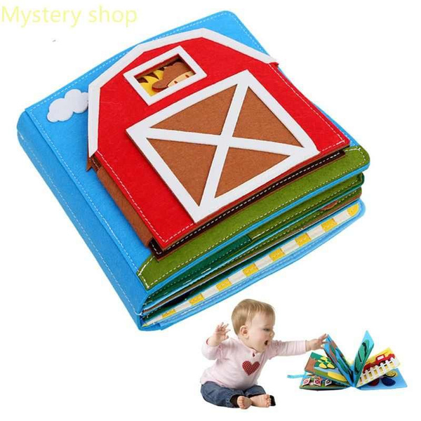 Книжка-игрушка / Книга Из Фетра Для Малышей - купить с доставкой по ...