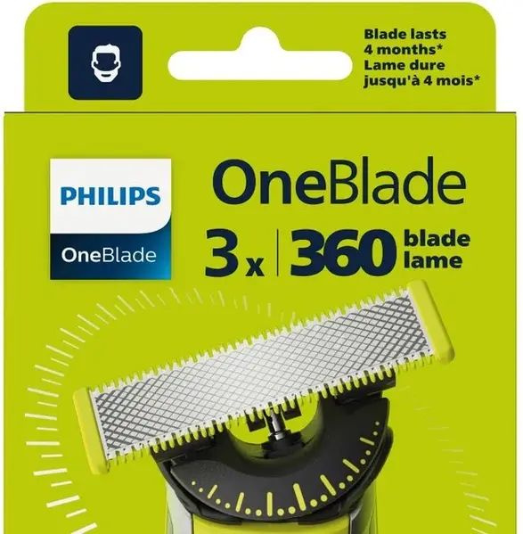 Насадка для триммера Philips Oneblade, сменные лезвия 360 градусов ...