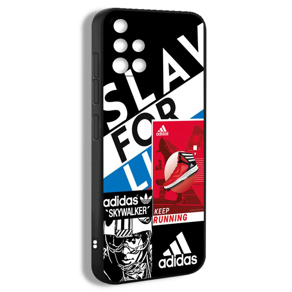чехол для Самсунг Samsung Galaxy A51 4G Адидас Оригинальный Адидас лого ...