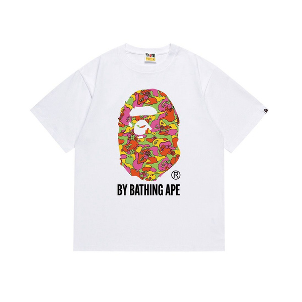 Футболка A BATHING APE, размер 50, 52, цвет белый, хлопок - купить по ...