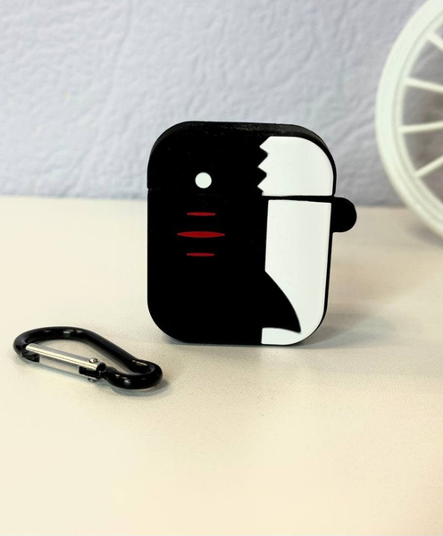 Чехол для наушников AirPods 1/2 с кольцом или карабином/ Кейс для ...