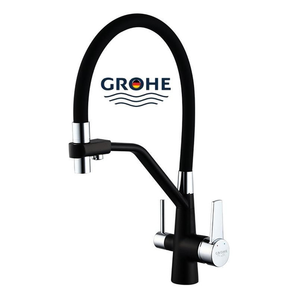 GROHE - Смеситель для кухни с фильтром и смеситель для питьевой воды с ...