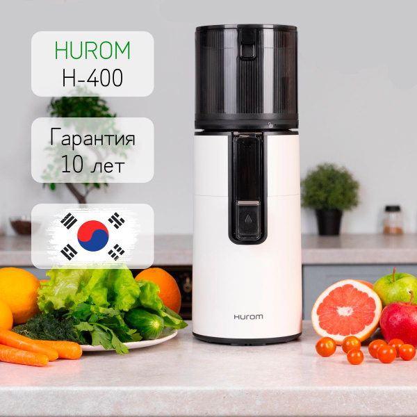 Соковыжималка шнековая Hurom H-400, белый - купить по низкой цене в ...