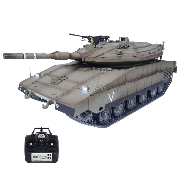 Радиоуправляемый танк Heng Long Merkava MK4 PRO V7.0 масштаб 1:16 2.4G ...