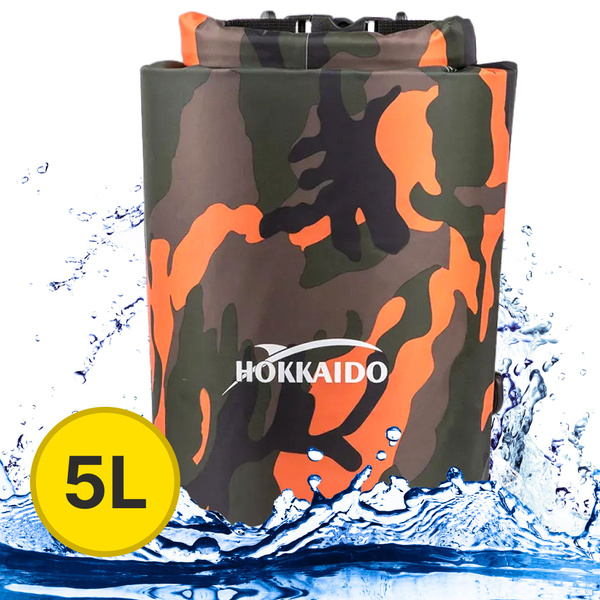 Гермомешок оранжевый камуфляж, НЕЙЛОН, объём 5л, непромокаемый - купить ...