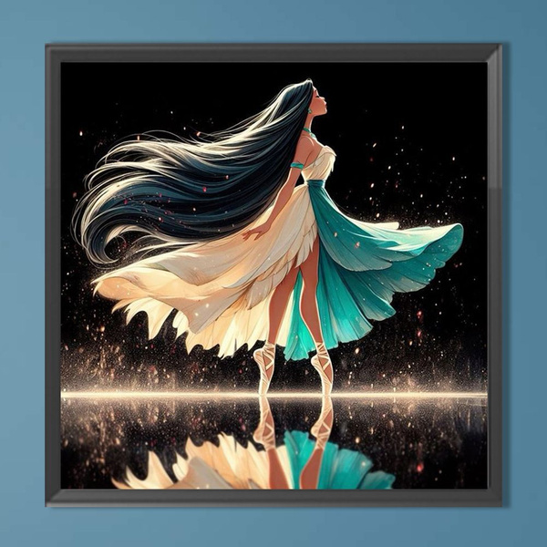 Алмазная картина из аниме-мультфильма, серия персонажей, 40*40 см ...