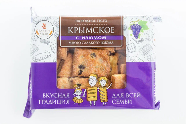 Печенье творожное Bakery Story Крымское с изюмом, 500 г купить на OZON ...