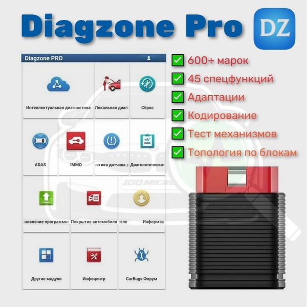 Автосканер Kingbolen Ediag Mini Diagzone - купить по выгодной цене в ...