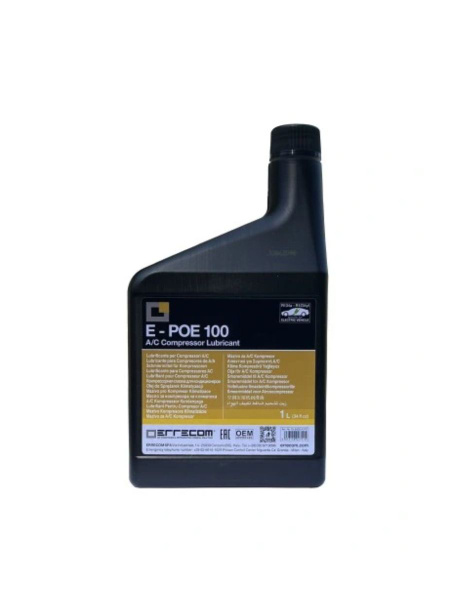 Компрессорное масло ERRECOM E - POE 100 1 литр, для гибридных и ...