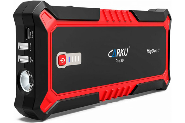 Портативное пуско-зарядное устройство CARKU 17000 mAh jump starter Pro ...