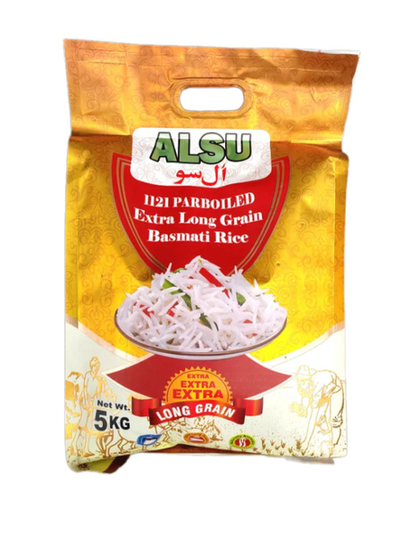 Рис басмати 5 кг Alsu, экстра длинный, пропаренный. - купить с ...