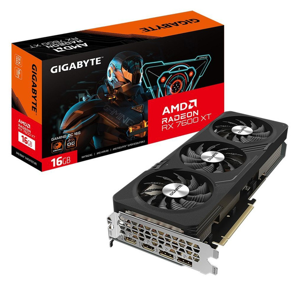 Видеокарта Gigabyte Radeon RX 7600 XT, 16 ГБ - купить по низким ценам в ...
