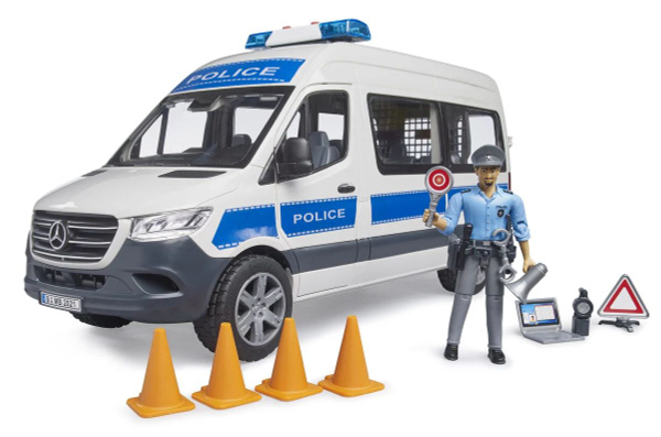 Полицейская машина Bruder "Mercedes-Benz Sprinter" со светозвуковым ...