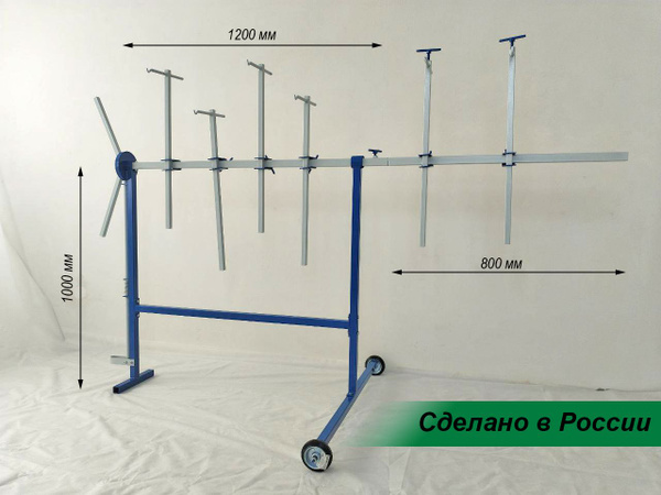 Покрасочный поворотный стол вертолет