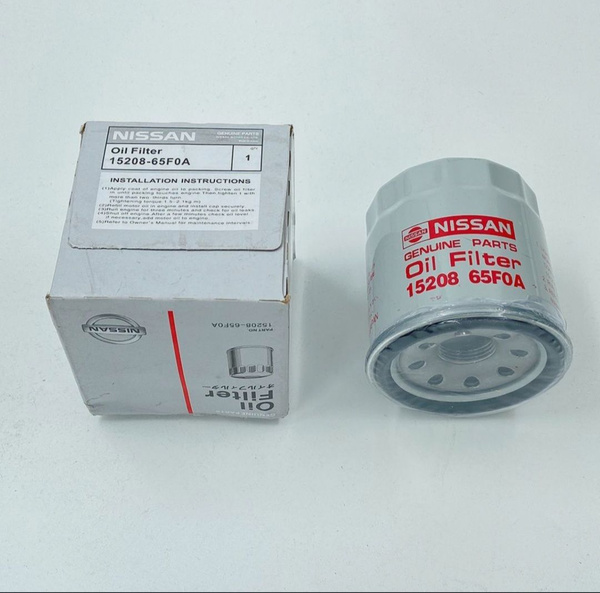 Фильтр масляный Nissan для артикул 1520865F0A для SX 350Z Almera Juke ...