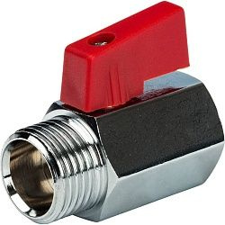 Кран шаровой мини, муфта/резьба 1/2 STOUT SVB-0022-000015 - купить по ...