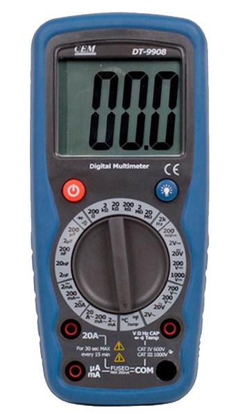 Цифровой мультиметр CEM DT-9908 с поверкой купить по выгодной цене с ...