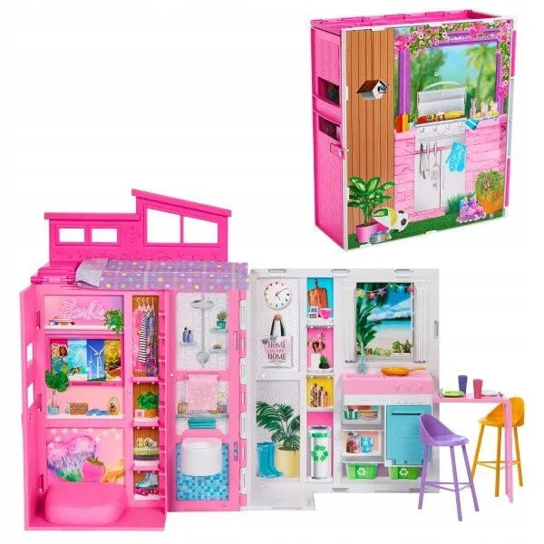 Кукольный домик Barbie HRJ76 - купить с доставкой по выгодным ценам в ...