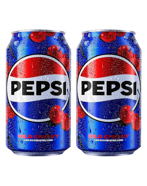 Газированный напиток Pepsi Wild Cherry со вкусом дикой вишни, 2 шт x ...