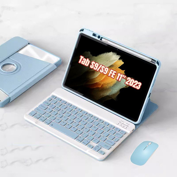 Вращающийся на 360 чехол-клавиатура для Samsung Galaxy Tab S9 11/S9 FE ...