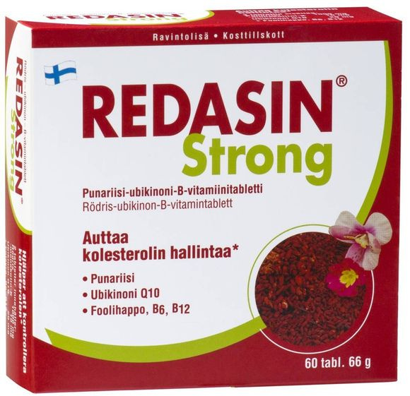Витамины B12,B6,Q10 с красным рисом REDASIN Strong 60 таблеток купить ...