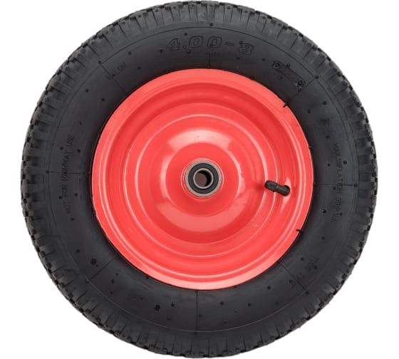 Колесо для садовой тачки ECO Колесо надувное 4.80/4.00-8", подшипник ...