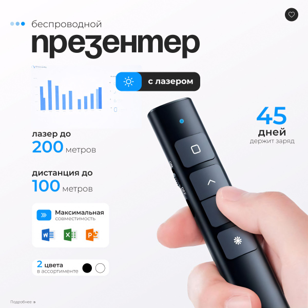 Презентер A.I.A. с лазером - купить по выгодной цене в интернет ...
