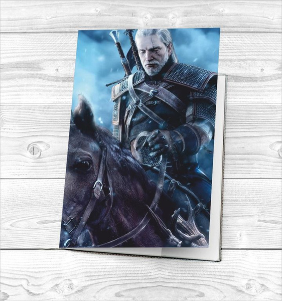 Обложка на паспорт экокожа GOODbrelok Witcher, Ведьмак №10 купить на ...