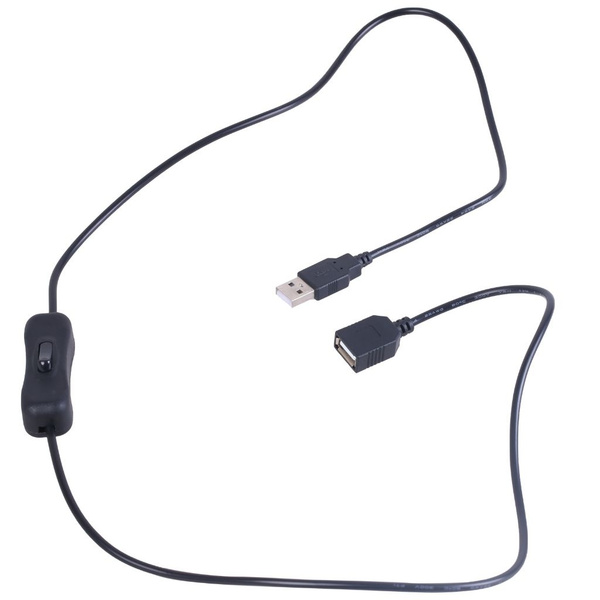 USB удлинитель с выключателем 1 м - купить с доставкой по выгодным ...