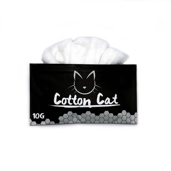 Хлопковая вата для вейпа Cotton Cat - купить с доставкой по выгодным ...