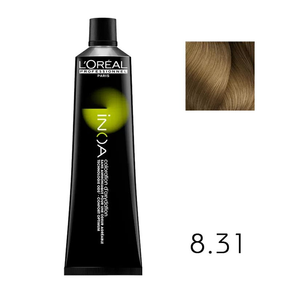 Mivis Professionnel Inoa 8.31 60GRM VA44, Краска для волос Inoa 8.31 60 ...