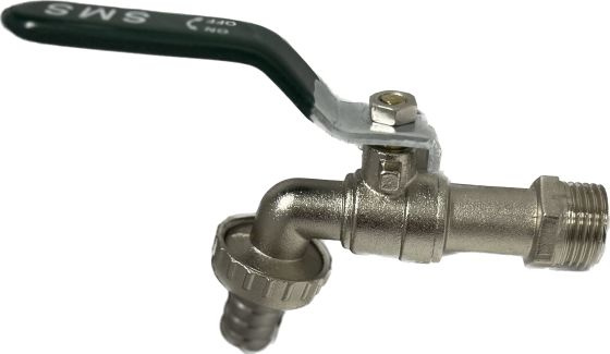 Кран шаровой 1/2" с носиком - купить по низкой цене в интернет-магазине ...