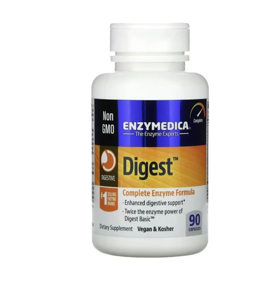 Enzymedica Digest Complete Enzyme Formula Пищеварительные ферменты, 90 ...