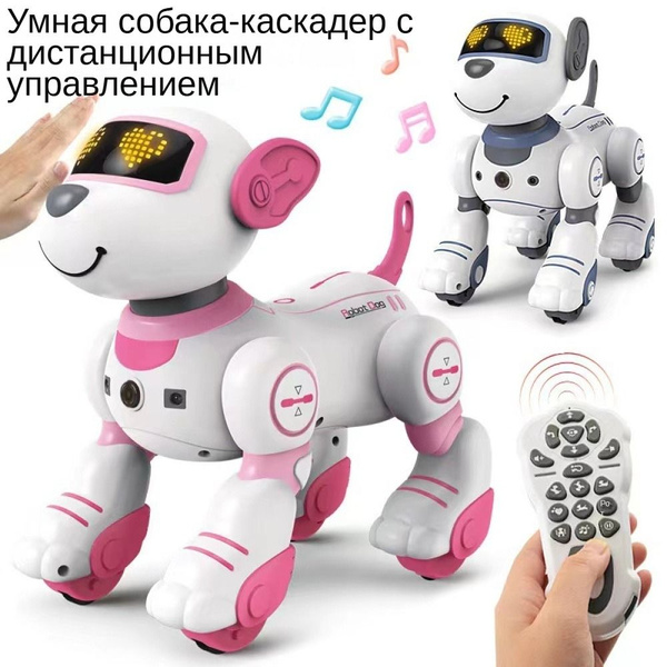 Робот собака на пульте управления JAARA. Интерактивный умный робот ...