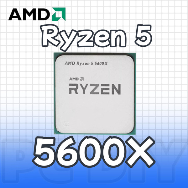 Процессор AMD Ryzen 5 5600X OEM, OEM (без кулера), 6 яд., 3.7 ГГц ...