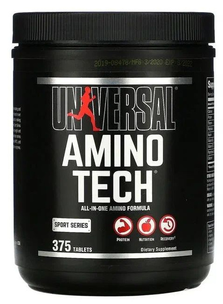 Universal Nutrition, Amino Tech, универсальная формула с аминокислотами ...