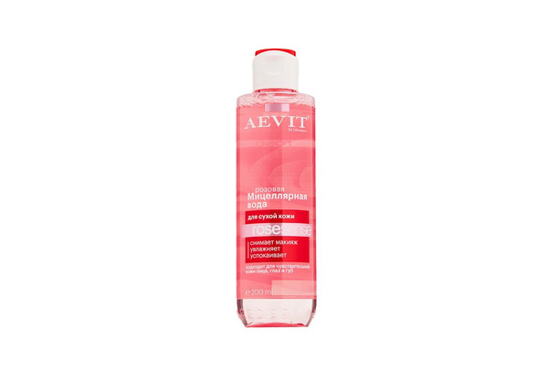 Розовая мицеллярная вода AEVIT BY LIBREDERM ROSESENSE pink micellar ...