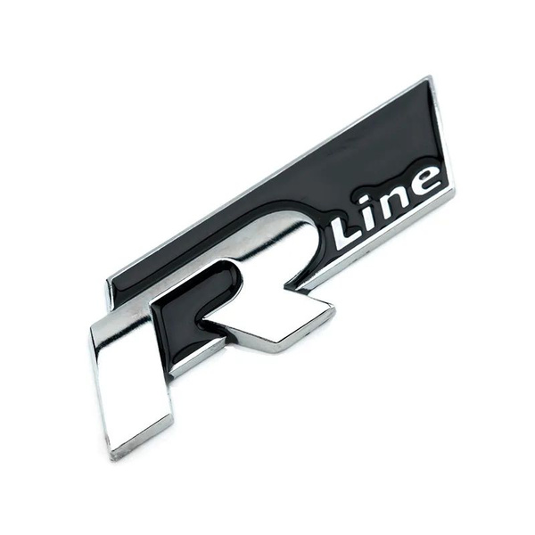 Наклейка шильдик на авто R-Line купить c доставкой на OZON по низкой ...