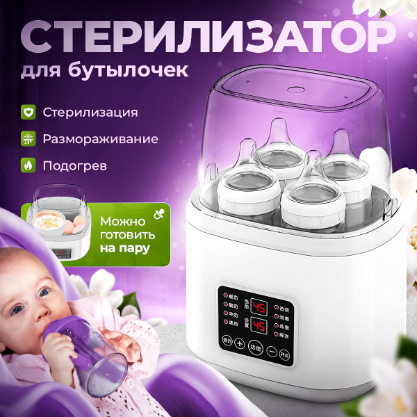 Стерилизатор для бутылочек и сосок , подогреватель детского питания ...